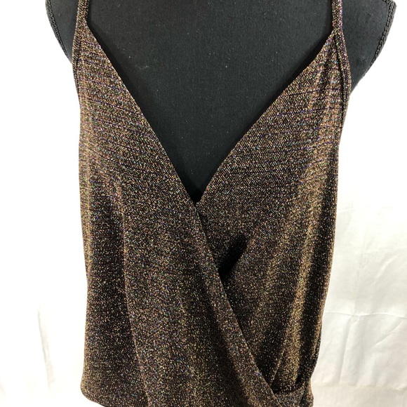 Anthropologie Eri & Ali metallic top - Picture 7 of 7